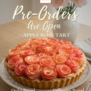 [Pre-order | 30 Apr] Apple Rose Tart | 8"